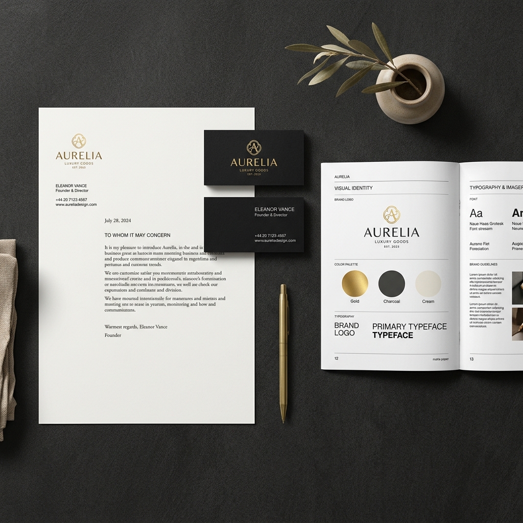 Brand identity materials